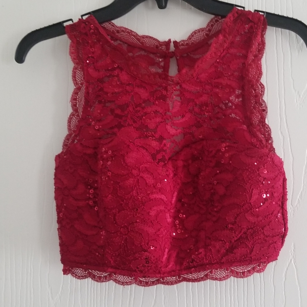 Top and skirt set